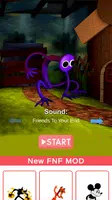 FNF Rainbow Purple Mod Test الملصق