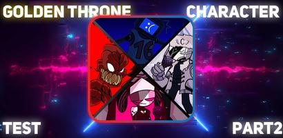 FNF Firday Night mod Golden Throne Character Test2 الملصق