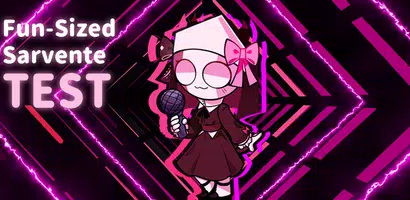 FNF  cute  mod Fun-sized Sarv character test Plakat