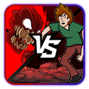 APK FNF  mod vs mod God Eater vs Hellclown Trick