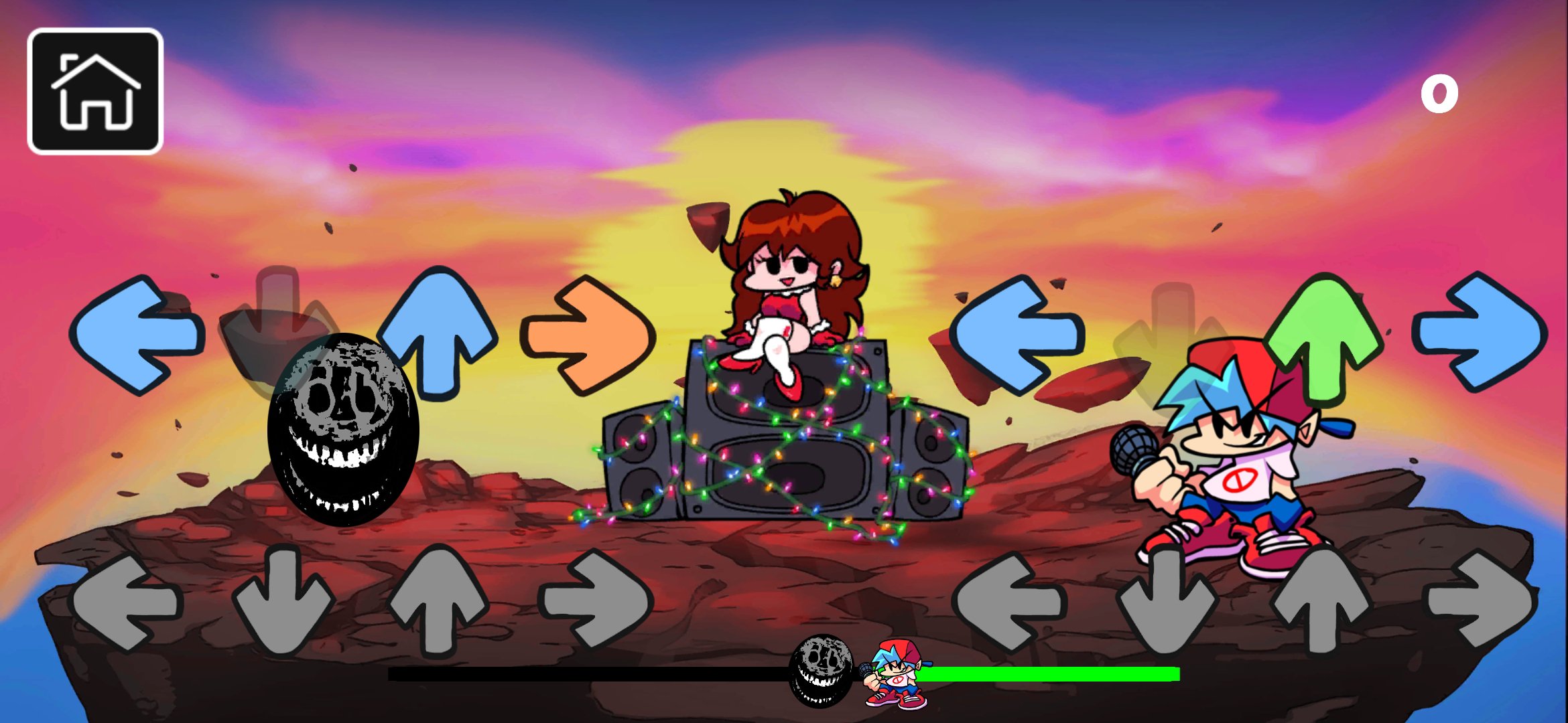 Скачать FNF Doors Rush Game Mod Test APK для Android