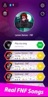FNF Music Tiles Hop Game постер