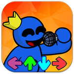 FNF Rainbow Blue Friends Mod icon