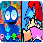 FNF X rainbow 2 blue game MOD icône