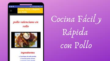 Cocina Fácil y Rápida con Pollo captura de pantalla 2