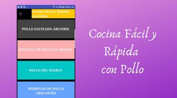 Cocina Fácil y Rápida con Pollo captura de pantalla 3