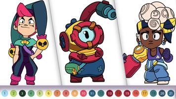 Coloriage Coloring Brawl Stars capture d'écran 3