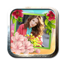 Cadre photo fleur et autocollants floraux APK