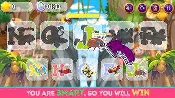 Cute Insects Puzzles For Kids скриншот 2