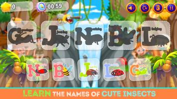 Cute Insects Puzzles For Kids скриншот 3