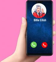 برنامه‌نما Fake call Billie Eilish Prank Pro عکس از صفحه