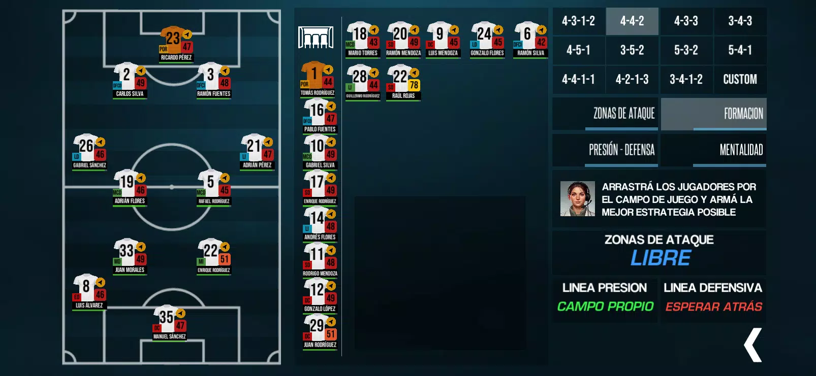 F11 Football Manager