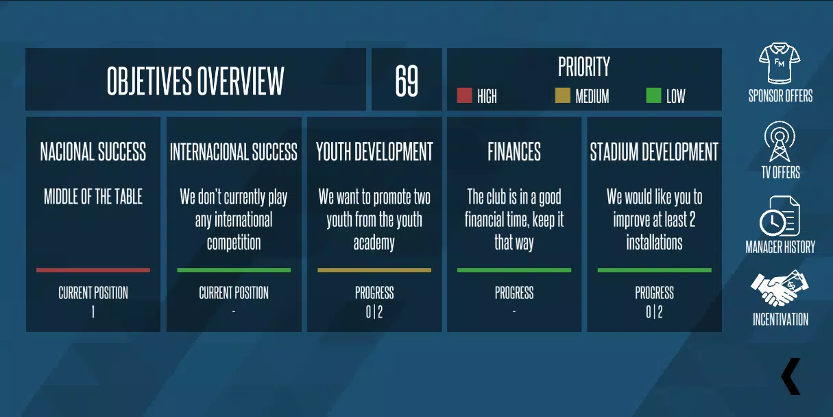 F11 Football Manager