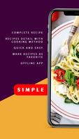 Pasta Recipes Offline постер