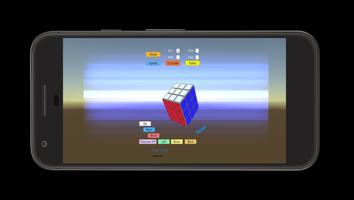 Rubik's Cube Solver &Simulator Affiche