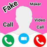 Fake call video call icon