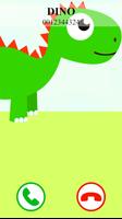 fake call dinosaur game plakat