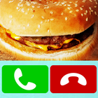 fake call burger game icon