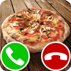 fake call pizza game آئیکن