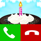happy birthday fake call game biểu tượng