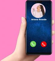 Fake call Ariana Grande Prank Pro 海報