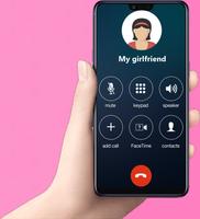 Fake Call Free Girlfriend Prank Pro ポスター