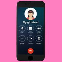 Fake Call Free Girlfriend Prank Pro imagem de tela 2