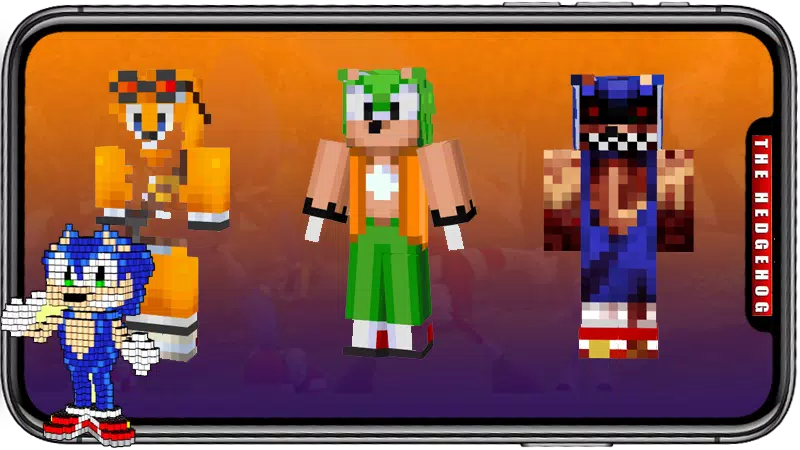 Android向けのskins Sonic Dash Minecraft Unofficial Apkをダウンロードしましょう