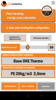 Floor heating costs calculator screenshot 2