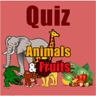 Tebak Nama Hewan & Buah Versi English icono