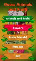 Tebak Nama Hewan & Buah Versi English Poster