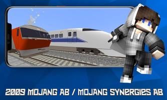 Real Train Mod for MCPE تصوير الشاشة 1