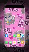 Kitty Wallpaper 4K poster