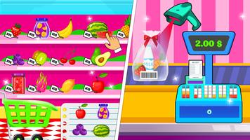 Supermarket Shopping Kids Game скриншот 3
