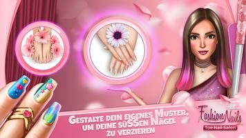 Mode Nägel Spiele: Nägel Salon 3D Plakat