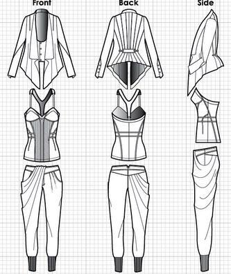  Fashion  Design  Flat  Sketch  for Android APK  Download