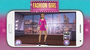 3D Fashion Girl Makeover Games ภาพหน้าจอ 1