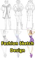 Clothing Sketch Design Affiche