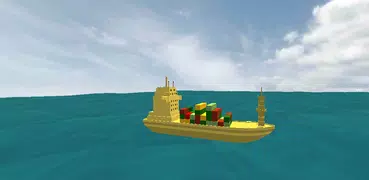 Cargo ship game 3d transport