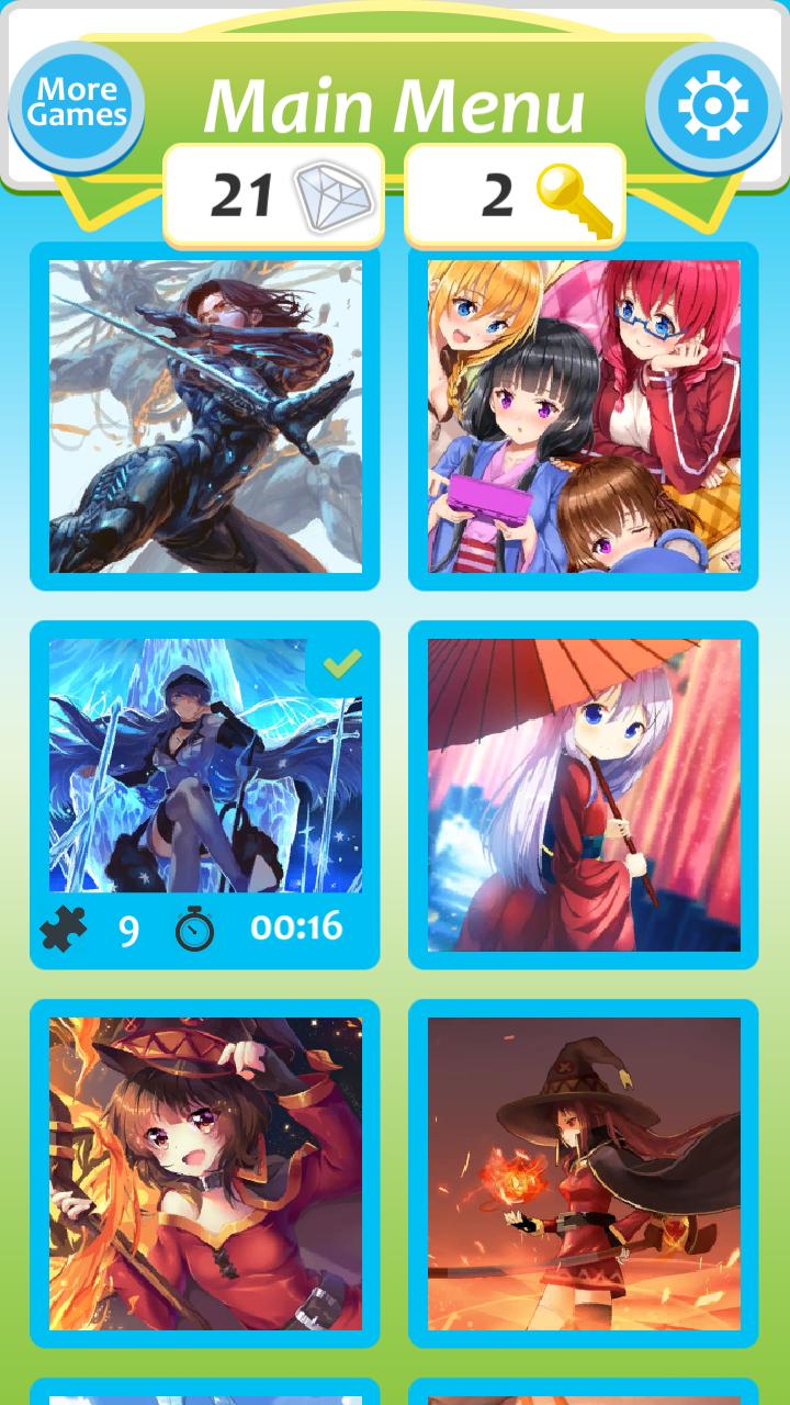 Best Free Anime Jigsaw Puzzle Game Fanart For Android