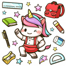 Drawing Cute School Supplies and Coloring Book APK