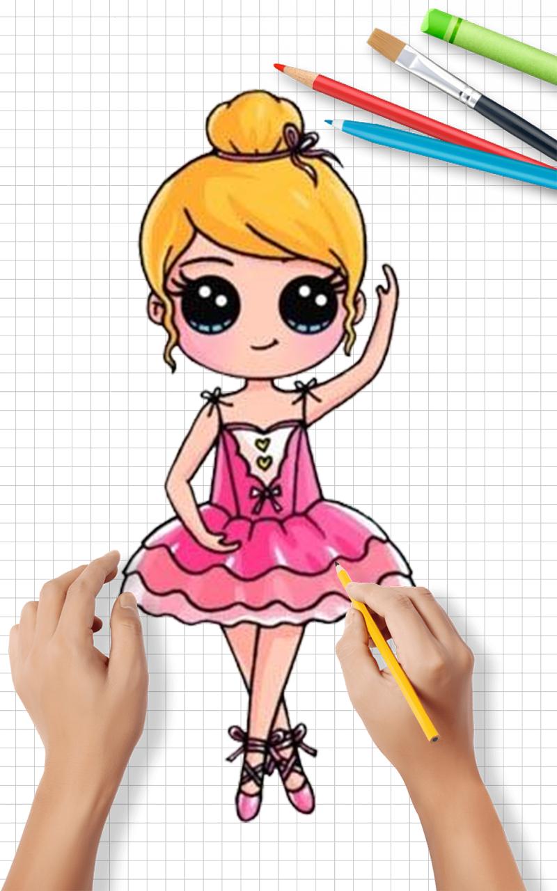 How To Draw Cute Girls Drawing Girl Step By Step For Android Apk Download