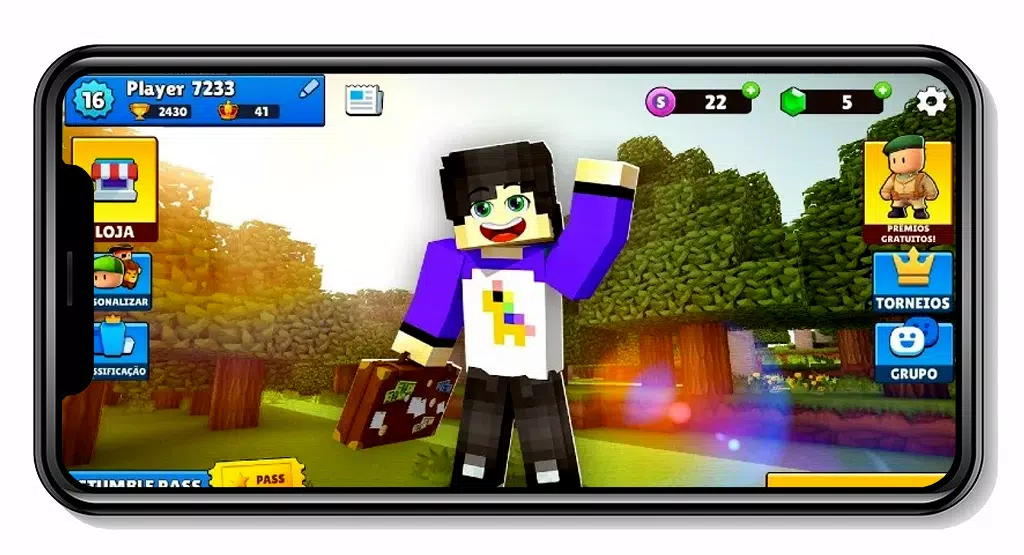 Download do APK de Stumble guys Minecraft para Android