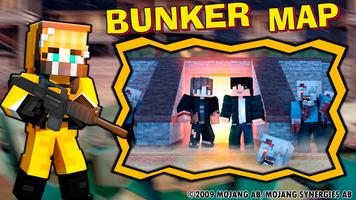 Bunker Adventure Map for MCPE Affiche