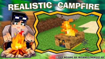 Realistic Campfire Mod Camping capture d'écran 1