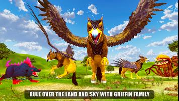 Flying Eagle Griffin Simulator Affiche