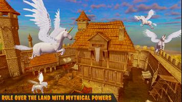 Flying Unicorn Pegasus Game syot layar 1