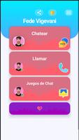 Fede Vigevani fake - Chat Call Plakat