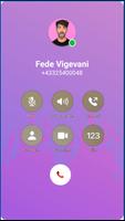 Fede Vigevani fake - Chat Call Screenshot 2