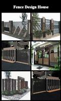 Fence House Design Affiche